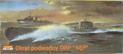 Polacco U-Boat Orp " Sep ", 1/400, Innex , Kit Modellismo Plastica, Nuovo - Immagine 1 di 2
