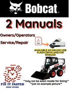 BOBCAT S250 SKID STEER MANUELLE BETREIBER SERVICE SCHEMA REPARATUR BESITZER PDF USB - Bild 1 von 14