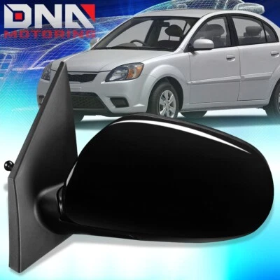 FOR 2010-2011 KIA RIO 5 OE STYLE MANUAL LEFT SIDE VIEW DOOR MIRROR 876101G002 - Image 1 of 4