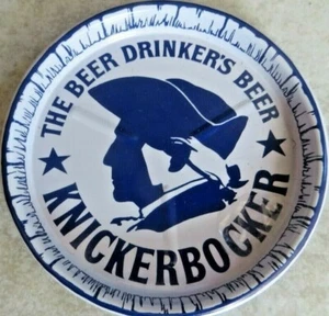 KNICKERBOCKER,THE BEER DRINKER'S BEER,GREAT ENGLISHMAN PORTRAIT TIP TRAY COLLECT - Picture 1 of 4