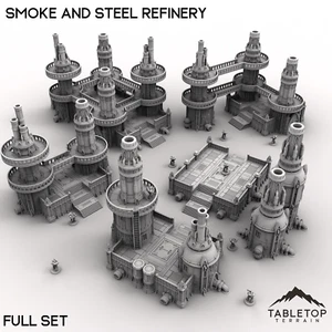 Smoke and Steel Refinery - Grimdark Gothic Wargaming Tabletop - Picture 1 of 10
