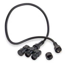 CLGarden IP44 Niedervolt 3-fach Verteiler Mehrfachstecker für Stecksysteme 12 V - Bild 1 von 7