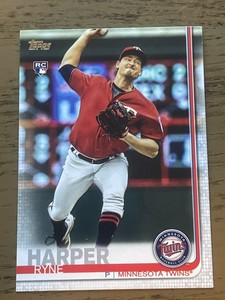 Ryne Harper 2019 Topps Update Series Rookie Card #US226 RC