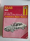 Haynes repair Manual 84010 Saab 900 1979 Thru 1988