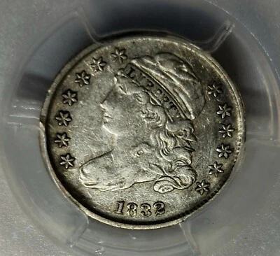 Choice 1832 Capped Bust Dime 10C PCGS VF-35 Great Eye Appeal & Details !!! - Image 1 of 4