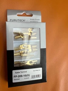 Furutech FP-209 (G) Gold spade connectors (A box of 21) - One extra piece inside - Picture 1 of 7