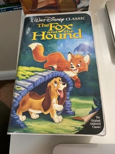 Original Disney Classic Black Diamond Edition Fox And The Hound VHS Rare OOP HTF - Picture 1 of 8