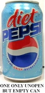 Diet Pepsi USA 2005 EMPTY UNOPENED 12oz 355ml Can "Standard" Old Style American - Picture 1 of 4