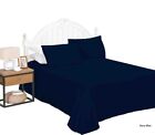 Comfortable |DuvetSet | Sheet Set | Fitted |Egyption Cotton | Navy Blue Solid |