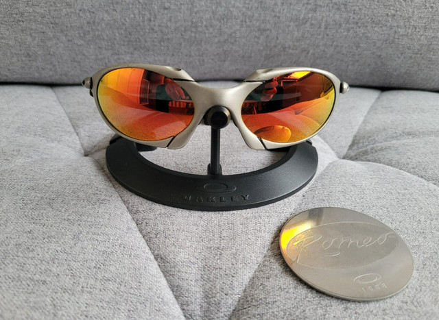 Oakley Juliet Plasma Fire Iridium Michael Jordan Sunglasses