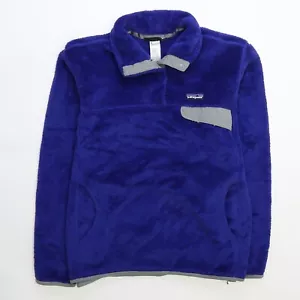 Patagonia Fleece Jacket Womens Size Large Blue - Picture 1 of 6