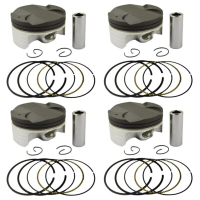 4X Piston Rings Pin Clips Kit 75mm +50 for Honda CBR1000RR Fireblade 2004-2007 Foto 1 de 4