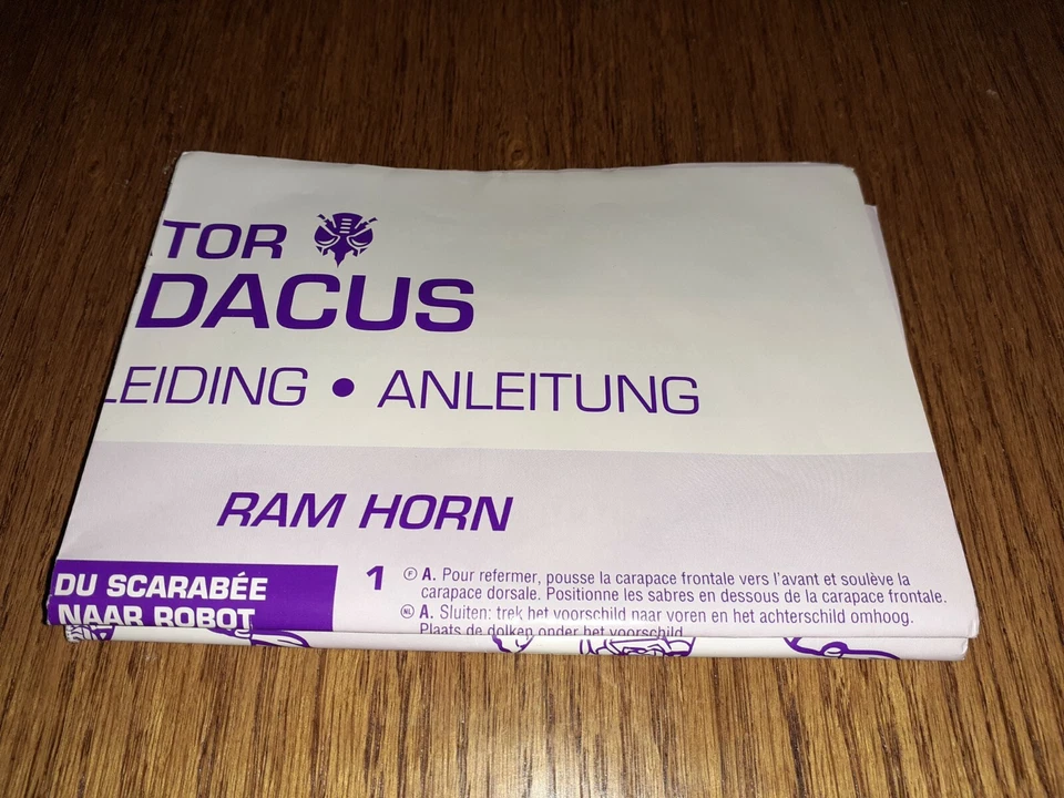 Notice Transformers Beast Wars Predator Tripredacus Ani Mutants B-6 no G1 G2  - Photo 1/1