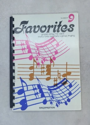 Favorites Number 9 Gospel Songs Singspiration 1981 Spiral Solo Duet Trio Group - Image 1 of 4