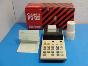 Canon P3-DII Palm Printing Electronic Calculator Works. - Picture 1 of 6