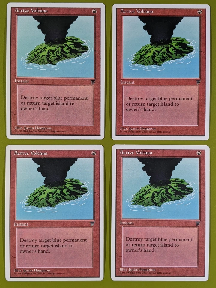 Active Volcano x4 Chronicles 4x Playset Magic the Gathering MTG - Image 1 of 1