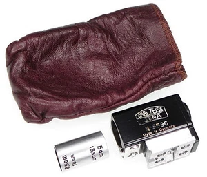 Zeiss Ikon Black & Chrome 436/1 Multiple Finder #5596 ........ Minty w/Pouch - Picture 1 of 8