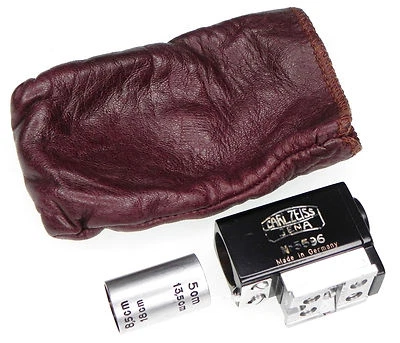  Zeiss Ikon Black & Chrome 436/1 Multiple Finder  #5596 ........ Minty w/Pouch - Image 1 of 4