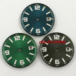 31,5 mm sterile Uhr Zifferblatt Gesicht passend für ETA 2836/2824 DG2813/3804 Miyota 8215 821A - Bild 1 von 6