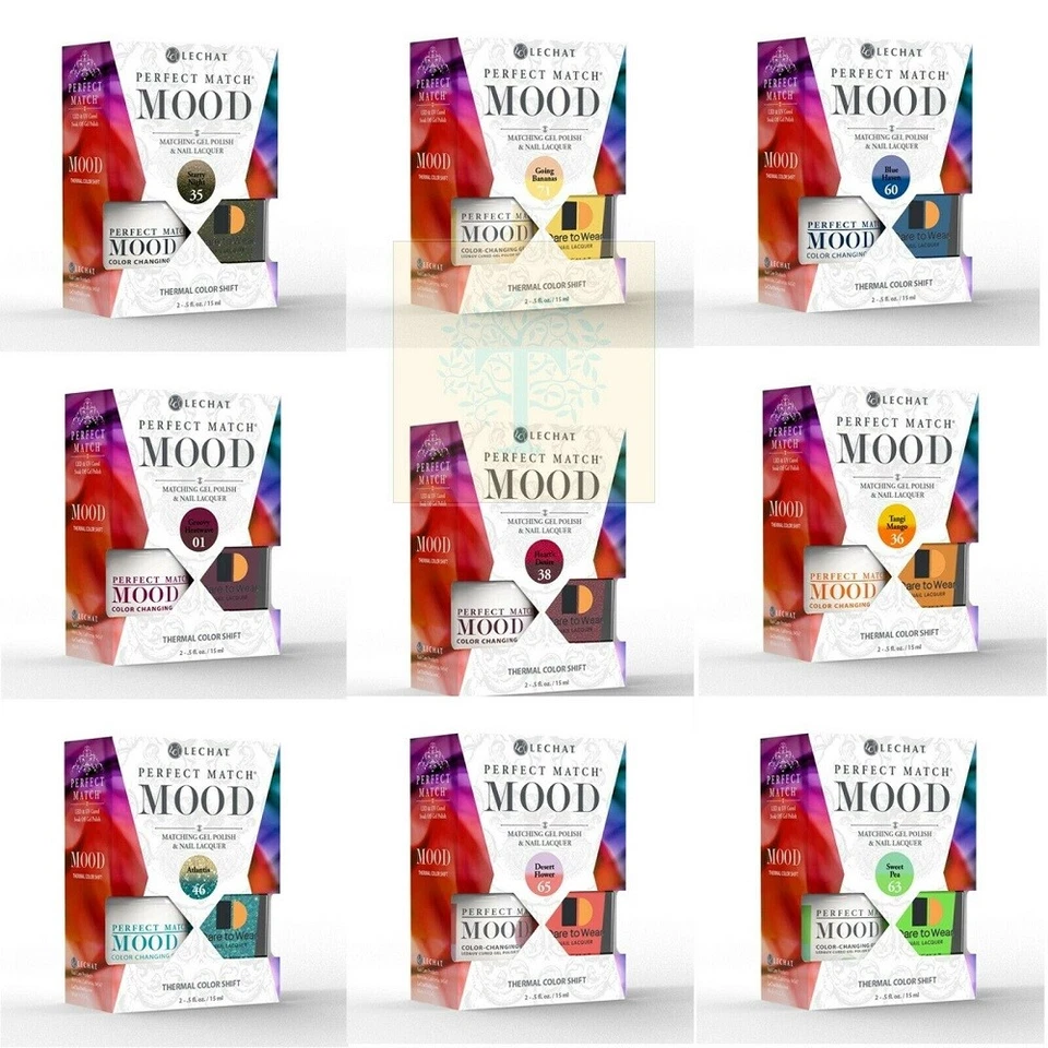 LeChat Perfect Match MOOD Changing Color Matching Set Gel+Lacquer *Choose any* - Image 1 of 1
