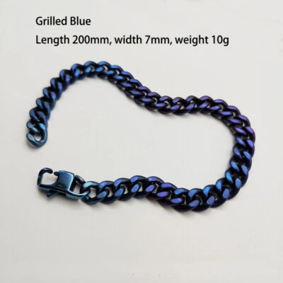 All Titanium Men/Women Bracelet Anti-Allergy Anti-Rust Chain Titanium Wristband - Image 1 of 4
