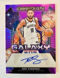 Ben Simmons 2023-24 Panini Obsidian Volcanic Purple Etch Autograph Auto /49 - Picture 1 of 2