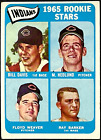 1965 Topps #566 Yankees Rookie Stars Blanco, Lopez, Moschitto Vg-Ex High Number!