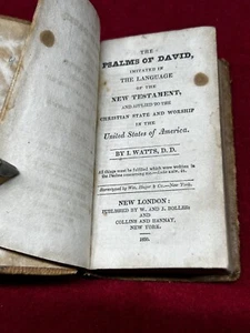 Isaac Watts Psalms of David Imitated in the Language of the New Testament 1830 - Picture 1 of 12