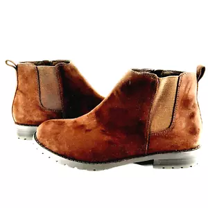 Sonoma Stiefel Damen Größe 7 Koriander Chelsea Stiefeletten Braun Reißverschluss - Bild 1 von 10