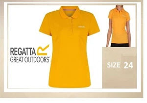 Damen Regatta Great Outdoors Poloshirt, Wandern, Freizeit, GOLD GRÖSSE 24 - Bild 1 von 1