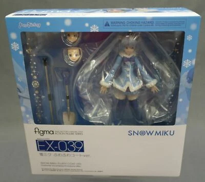 Abrigo Esponjoso Figma Snow Miku EX-039 Limited Ver. Max fábrica Japón usado~ Foto 1 de 4