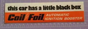Coil Foil Sticker 21cm x 6cm approx As per image - Foto 1 di 1