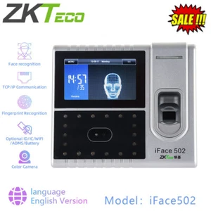 ZKTeco iface502 TCP/IP Controllo accessi biometrico impronte digitali facciali schermo 4,3" - Foto 1 di 15