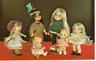 Vintage Postcard Dolls Kim Puddin Peaches Patty Cake Pixie Niada Dolls -542