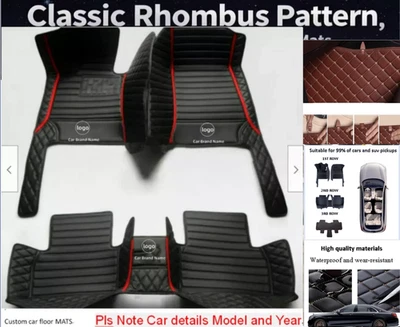 Fit Chevrolet Car Floor Mats Cargo Liners All Weather Waterproof Custom Carpets - Image 1 of 4