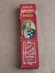 Vintage Eagle Mikado Pencils Box Only No 174 Grade 2 - Bild 1 von 9