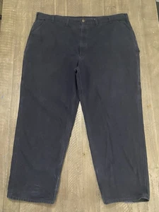 Carhartt B11-MTD Pantalone Carpentiere Uomo Largo Original Fit 50x32 Nero Tela Lavoro - Foto 1 di 14