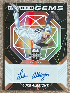 2021 Panini Elite Extra Edition Hidden Gems Autograph #HG-LA Luke Albright RC - Picture 1 of 2
