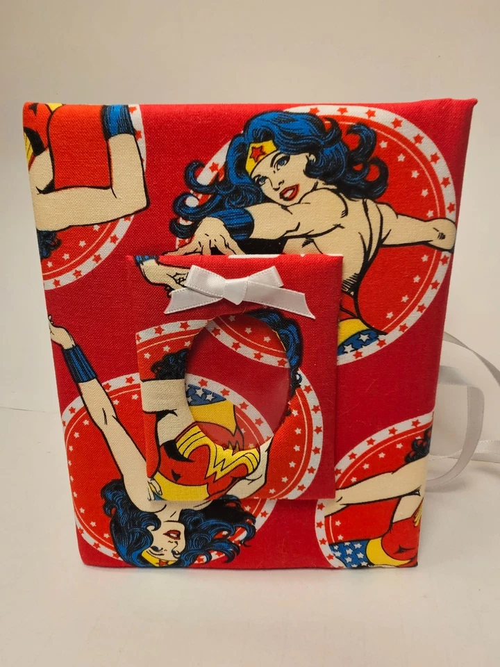 Wonder Women Photo Album - Handmade - Holds 100 4x6 Photos - Image 1 of 4