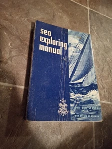 Sea Exploring Manual 1966 Unusual Sea Boy Scouts of America BSA Vintage Handbook - Picture 1 of 10