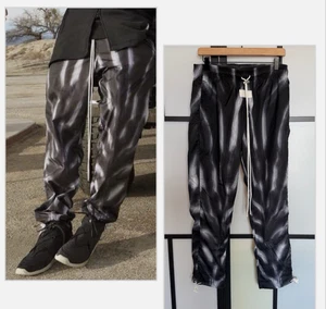 Nike x Fear of God All Over Print Pants Mens Black XL NWT Jerry Lorenzo - Picture 1 of 4