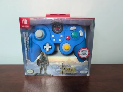 Nintendo Switch PDP Wired Fight Pad Pro Zelda Breath of the Wild Blue - Image 1 of 3