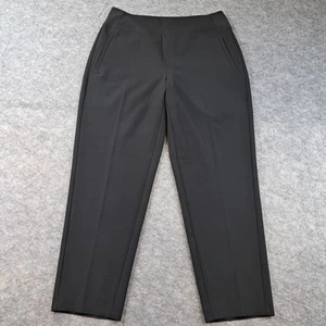 Athleta Pants Womens 12 Black Straight Leg Stretch Endless Dress Career Commuter - Picture 1 of 13