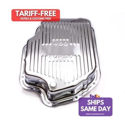 Trans-Dapt 9197, One Chrome Steel Th400 Chrm Deep Trans Pa Performance Parts - Image 1 of 4