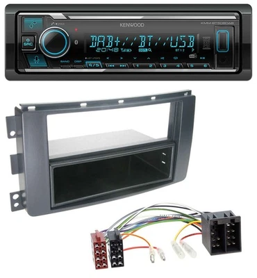Kenwood Bluetooth MP3 DAB USB Autoradio für Smart ForFour 454 ForTwo 451 ISO - Bild 1 von 4