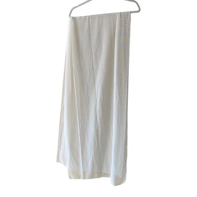 Tadashi Vintage Women Scarf One Size White Mesh Knit Casual - Image 1 of 4