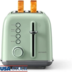 Bagel Toaster Extra Wide Slots 7 Toast Settings Easy Clean Compact Design New - Bild 1 von 6