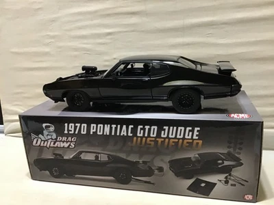 GTO JUDGE JUSTIFICATED DRAG OUTLAW NEGRO 1970 PONTIAC 455 1-18 ACME 1/564 1217 Foto 1 de 4