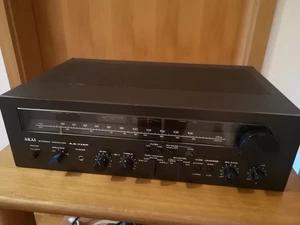 AKAI-AA 1150 _stereo receiver - stereo empfänger schwarz  - Bild 1 von 9