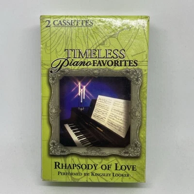 Kingsley Looker – Timeless Piano Favorites Rhapsody of Love 2 Cassette Set 1998 - Image 1 of 4